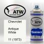 Preview: Chevrolet, Antique White, 11 (1973): 400ml Sprühdose, von ATW Autoteile West.